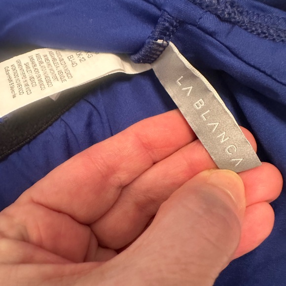 ROYAL BLUE ONE PIECE SWIMSUIT- SIZE 8 - Picture 2 of 8